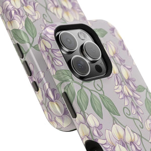 Floral Wisteria Magnetic Impact-resistant Phone Case - Mobile Cases