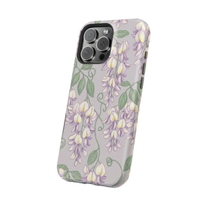 Floral Wisteria Magnetic Impact-resistant Phone Case - Mobile Cases