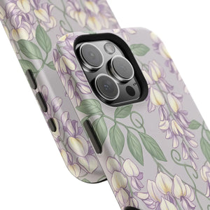 Floral Wisteria Magnetic Impact-resistant Phone Case - Mobile Cases