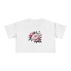 Women’s Crop Tee Casual Chic Spring Style - Dipaliz - White / Xs - T-shirts