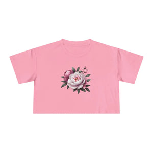 Floral Women’s Crop Tee - Casual Chic Spring - Dipaliz - T-shirts