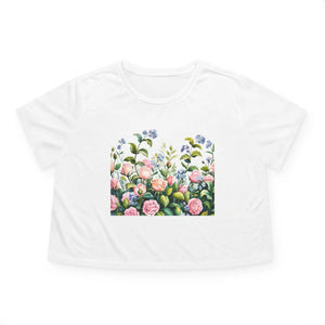 Vibrant Flowy Cropped Tee - Garden Lovers Summer - Dipaliz - T-shirts - s