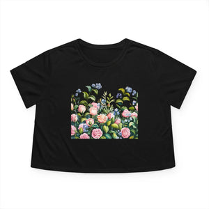 Vibrant Flowy Cropped Tee - Garden Lovers Summer - Dipaliz - T-shirts - s