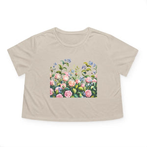 Vibrant Flowy Cropped Tee - Garden Lovers Summer - Dipaliz - T-shirts - s