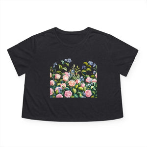 Vibrant Flowy Cropped Tee - Garden Lovers Summer - Dipaliz - T-shirts - s