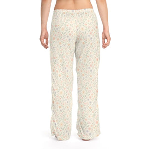 Floral Women’s Pajama Pants - Comfy Lounge Jersey - Dipaliz - Pajamas