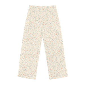 Floral Women’s Pajama Pants - Comfy Lounge Jersey - Dipaliz - Pajamas