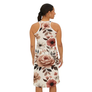 Racerback Dress High Cut Neckline for Summer Parties - Dipaliz - Dresses