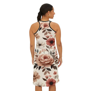 Racerback Dress High Cut Neckline for Summer Parties - Dipaliz - Dresses