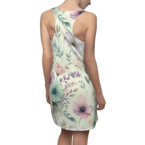 Floral Racerback Dress – Organic Cotton Summer - Dipaliz - Dresses - Xs