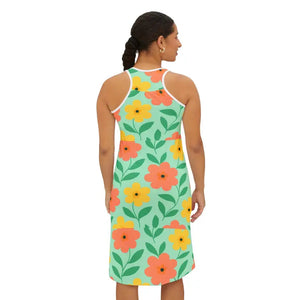 Women’s Racerback Dress - Floral Summer Casual Vacation - Dipaliz - Dresses