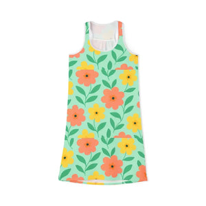 Women’s Racerback Dress - Floral Summer Casual Vacation - Dipaliz - Dresses