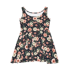 Women’s Summer Dress - Vibrant Floral Skater Style - Dipaliz - Dresses