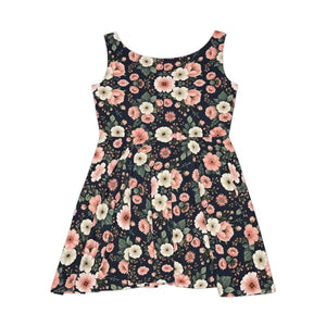 Women’s Summer Dress - Vibrant Floral Skater Style - Dipaliz - Dresses