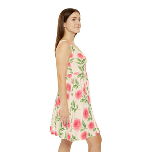Vibrant Floral Skater Dress – Garden Parties - Dipaliz - Dresses - s