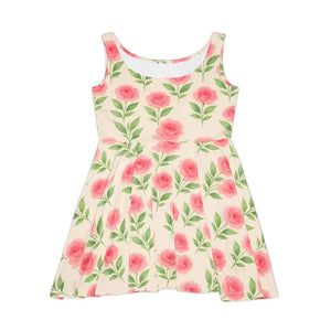 Vibrant Skater Dress Scoop Neckline Perfect for Garden Parties Dipaliz - Dresses