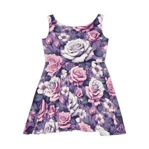 Floral Skater Dress – Vibrant Garden Parties - Dipaliz - Dresses