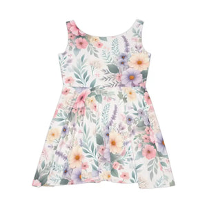 Women’s Skater Dress Vibrant Floral Spring Events Dipaliz - Dresses