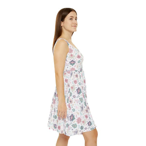 Floral Women’s Skater Dress – Day to Night - Dipaliz - Dresses - Xs
