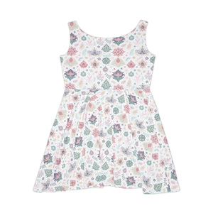 Floral Women’s Skater Dress – Day to Night - Dipaliz - Dresses - Xs