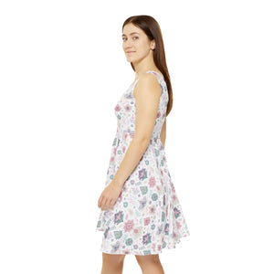 Floral Women’s Skater Dress – Day to Night - Dipaliz - Dresses - Xs