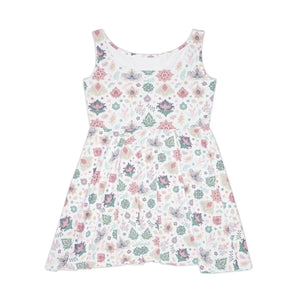 Floral Women’s Skater Dress – Day to Night - Dipaliz - Dresses - Xs
