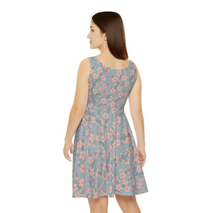 Floral Skater Dress – Summer Party Outfit - Dipaliz - Dresses - s