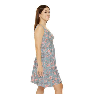 Floral Skater Dress – Summer Party Outfit - Dipaliz - Dresses - s
