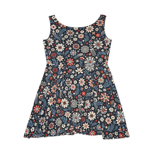 Floral Skater Dress – Stylish Summer Casual - Dipaliz - Dresses - Xs