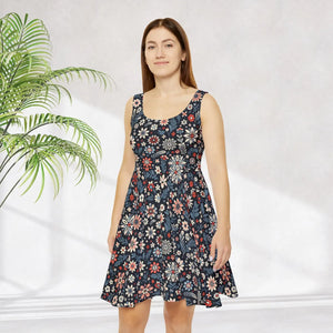 Floral Skater Dress – Stylish Summer Casual - Dipaliz - Dresses - Xs