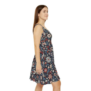 Stylish Summer Vibrant Skater Dress Casual Outfit - Dipaliz - Dresses
