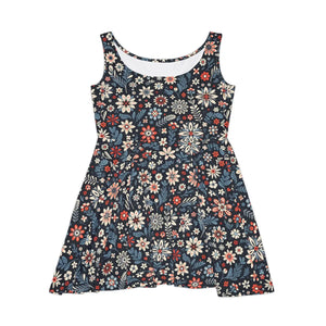 Floral Skater Dress – Stylish Summer Casual - Dipaliz - Dresses - Xs