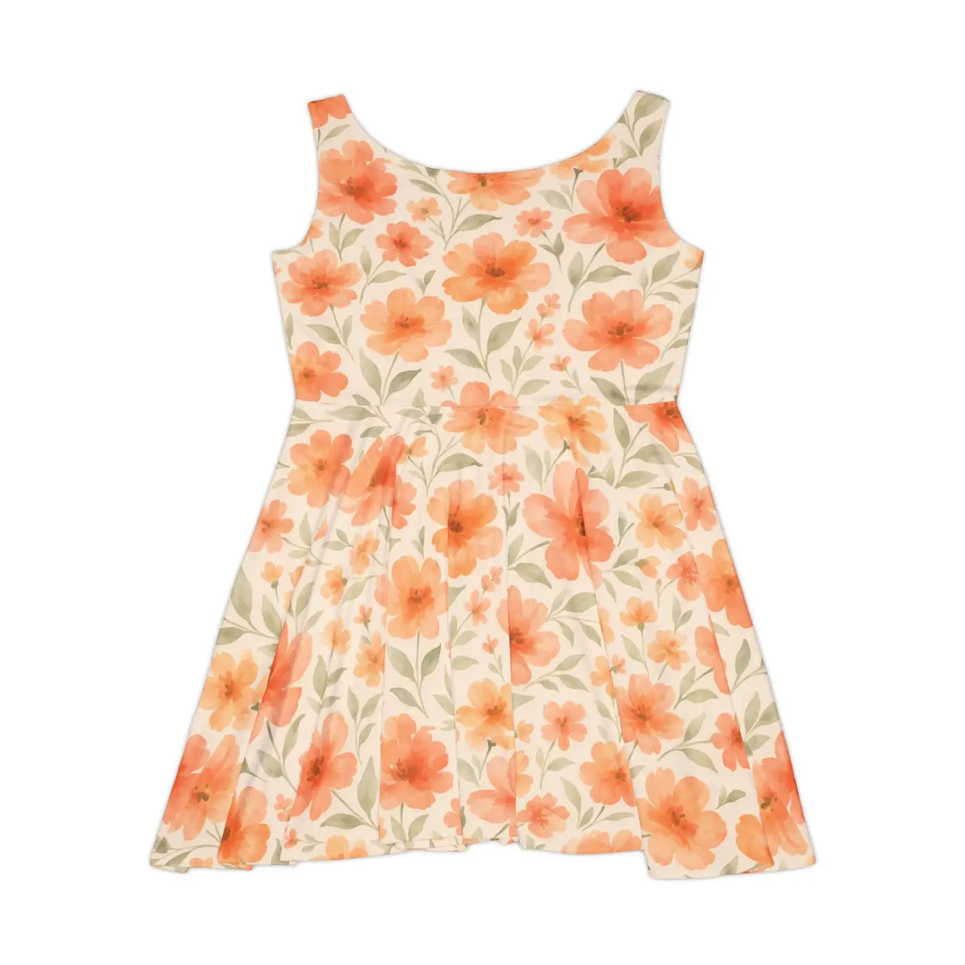 Floral Women's Skater Dress - Summer Wear