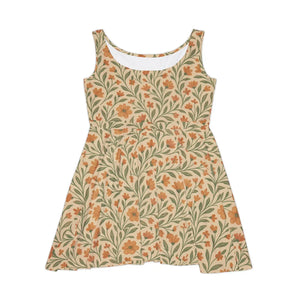 Women’s Skater Dress – Premium Floral Summer - Dipaliz - Dresses - Xs