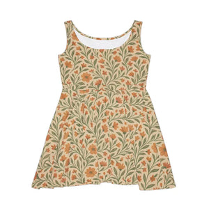 Women’s Skater Dress - Premium Floral Vintage Style - Dipaliz - Dresses