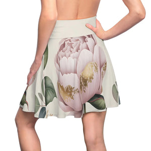 Vibrant Floral Print Skater Skirt - Spring Style - Dipaliz - Skirts - Xs