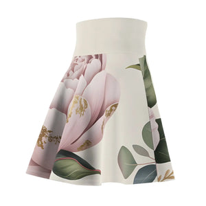 Vibrant Floral Print Skater Skirt - Spring Style - Dipaliz - Skirts - Xs