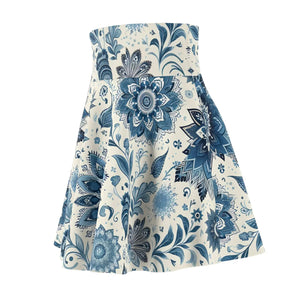 Floral Women’s Skater Skirt - Stunning Boho Chic - Dipaliz - Skirts - Xs