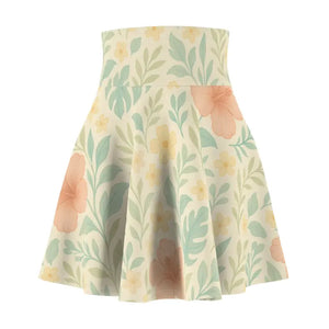 Womens Skater Skirt - Effortless Movement Floral Print - Dipaliz - Skirts