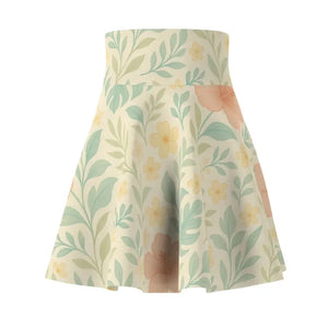 Womens Skater Skirt - Effortless Movement Floral Print - Dipaliz - Skirts
