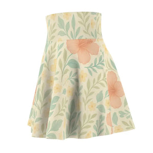 Womens Skater Skirt - Effortless Movement Floral Print - Dipaliz - Skirts