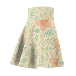 Womens Skater Skirt - Effortless Movement Floral Print - Dipaliz - Skirts