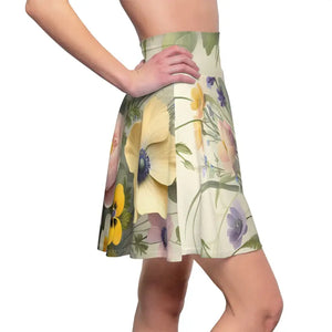 Boho Skater Skirt - Floral Summer Vibes - Dipaliz - Skirts