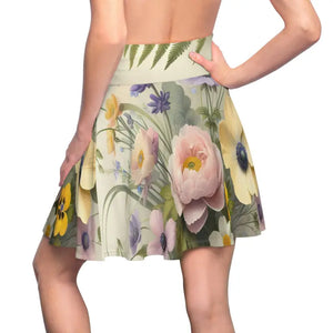 Boho Skater Skirt - Floral Summer Vibes - Dipaliz - Skirts