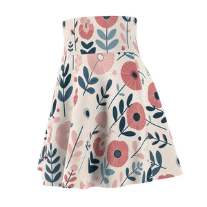 Women’s Skater Skirt - Floral Spring Outfits Style - Dipaliz - Skirts