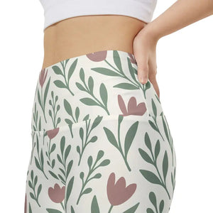 Women’s Workout Shorts Premium Floral Aop Design - Dipaliz