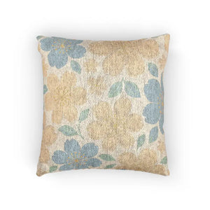 Premium Floral Woven Throw Pillow - Bohemian Soft Comfort - Dipaliz - Artwork / 17’’ × 18’’ - Pillows
