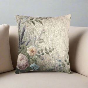 Floral Woven Pillow – Cotton Boho Home Decor - Dipaliz - Chair & Sofa Cushion Covers
