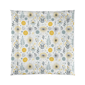 Grey Pattern Comforter Elevates Bedroom Style - Dipaliz - 88’’ × - Quilts & Comforters