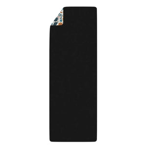 Floral Yoga Mat – Microfiber Suede Optimal Balance - Dipaliz - & Pilates Mats